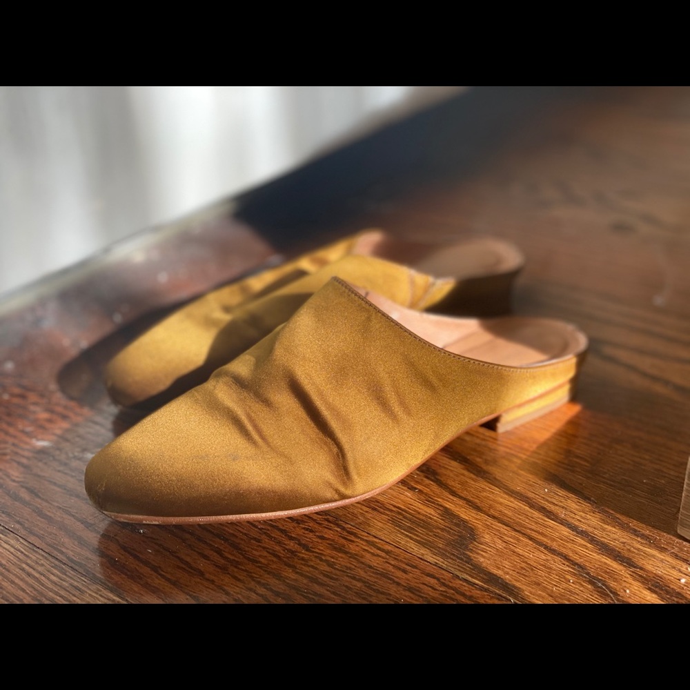 Intentionally Blank Mules (Mustard)